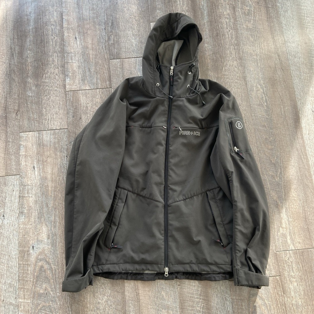 Bogner Fire & Ice Men Black Hard Shell Ski Jacket XXL EU56 slim fit